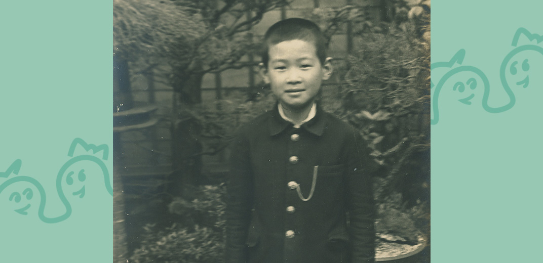 宗田先生の幼少期の写真
